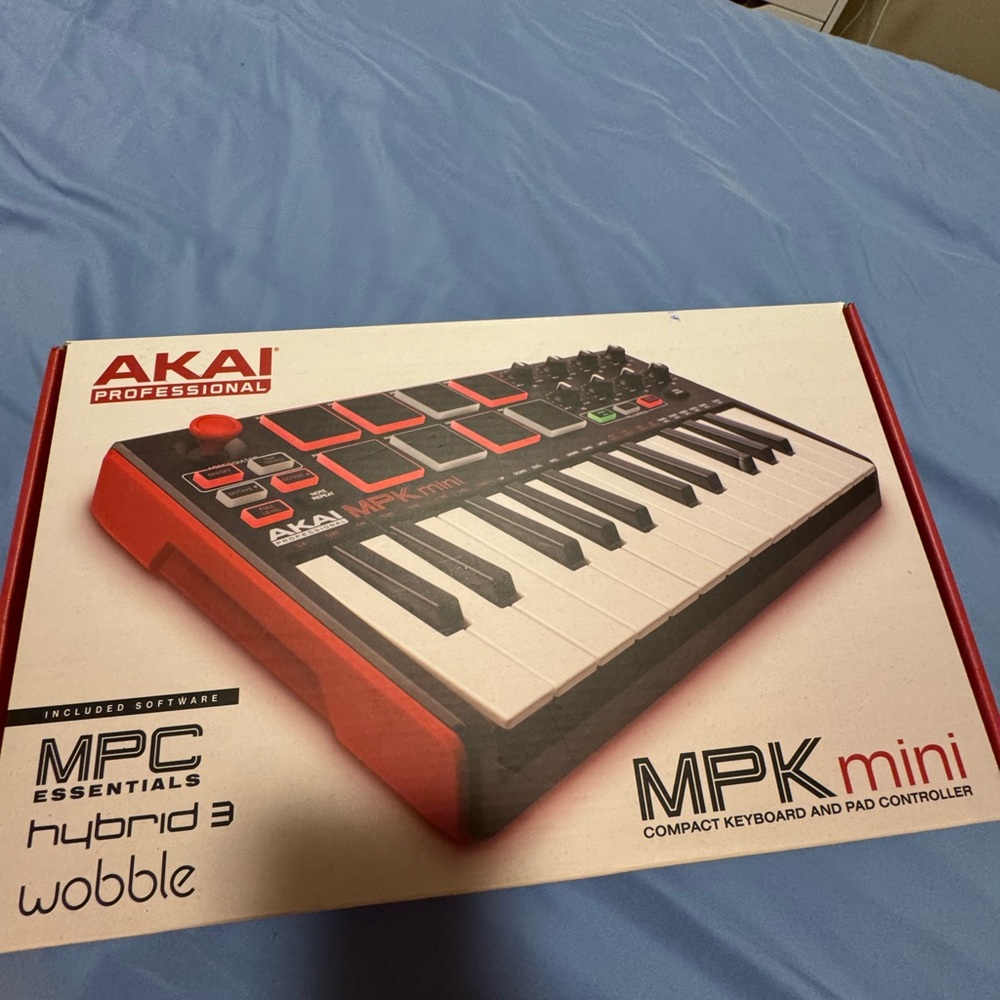 MPK Mini Red Compact Keyboard and Pad Controller